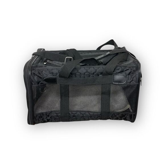 Sherpa Original Deluxe Travel Pet Carrier Airline Approved Black Used Medium - Picture 1 of 7